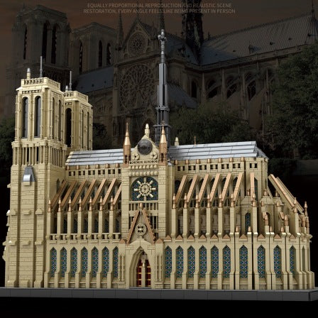 Bloques de Construcción Catedral Notre-Dame - Juguete Educativo Cultural - Image 13