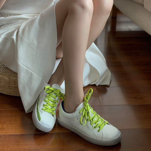 Zapatos Deportivos Estilo Universitario con Plataforma Plana - Image 10