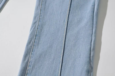 Pantalones Bootcut Cintura Alta Retro con Detalle Hueco en Costura - Image 20