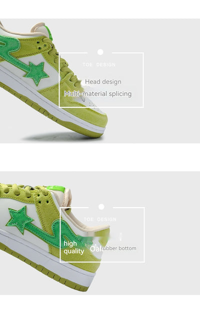 Tenis Retro Verde Manzana con Plataforma - Sneaker Casual para Hombre - Image 16