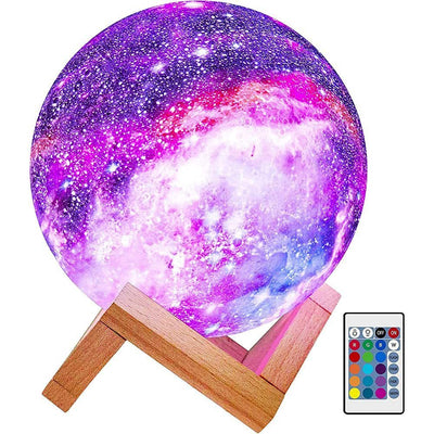 Lámpara Luna 3D con Efecto Galaxia - Image 8