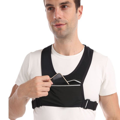Chaleco Reflectante Deportivo con Bolsa para Celular - Image 8