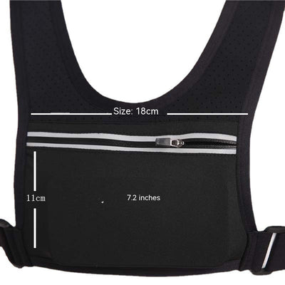 Chaleco Reflectante Deportivo con Bolsa para Celular - Image 9