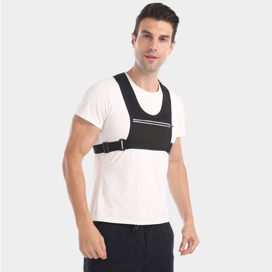 Chaleco Reflectante Deportivo con Bolsa para Celular - Image 12