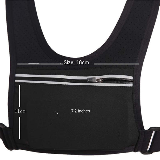 Chaleco Reflectante Deportivo con Bolsa para Celular - Image 14