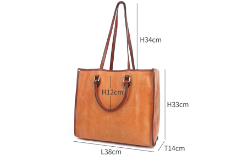 Bolso de Cuero Retro para Mujer con Gran Capacidad y Múltiples Compartimentos - Image 21
