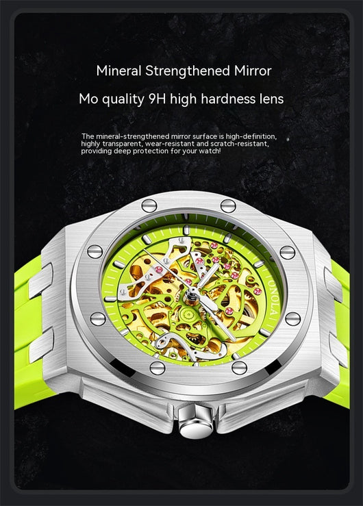 Reloj Mecánico Automático Impermeable con Esfera Luminosa - Image 11