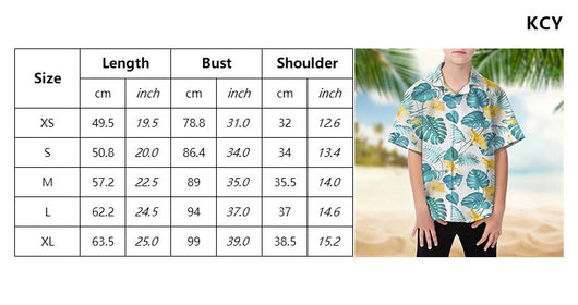 Cardigan Estampado Hawaii - Camisa Playa Unisex Manga Corta - Image 12