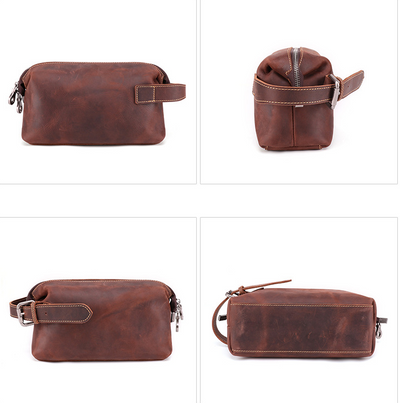 Bolsa de Almacenamiento Multifuncional en Cuero Retro Lavado - Image 14