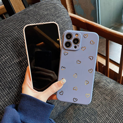 Funda Móvil Corazón Dorado Pantalla Completa - Image 14