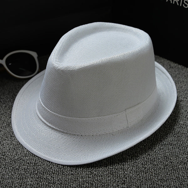 Sombrero Jazz de Color Liso - Estilo Clásico Versátil