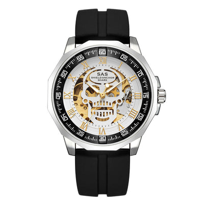 Reloj Mecánico Hueco de Lujo con Correa de Acero Inoxidable - Image 11