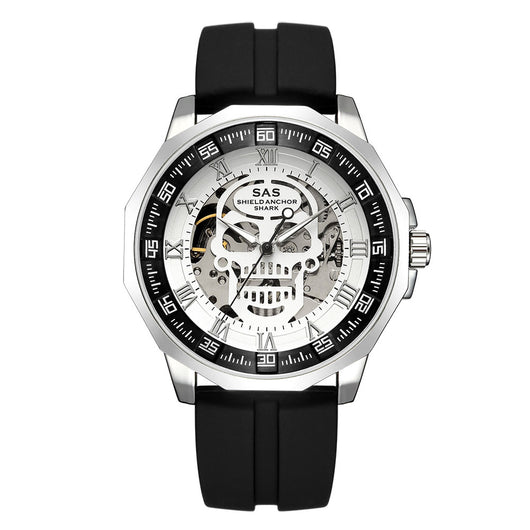 Reloj Mecánico Hueco de Lujo con Correa de Acero Inoxidable - Image 15