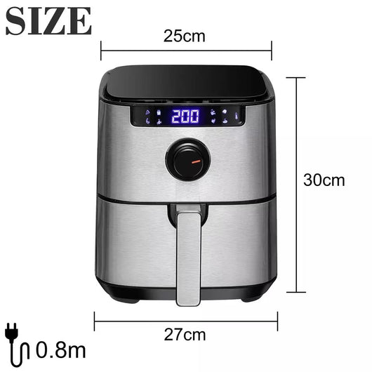 Freidora de Aire 50L con Pantalla Táctil para Cocina Moderna - Image 6