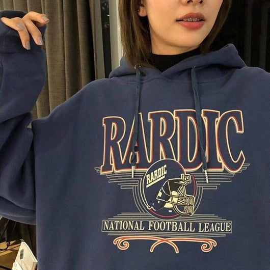 Sudadera con Capucha Retro Plus de Terciopelo Acolchado para Mujer - Image 9