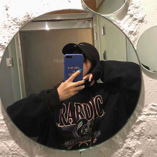 Sudadera con Capucha Retro Plus de Terciopelo Acolchado para Mujer - Image 10