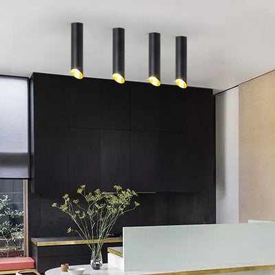 Lámpara Colgante de Aluminio para Escaleras y Comedores - Diseño Oblicuo Moderno - Image 5