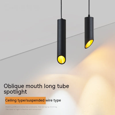 Lámpara Colgante de Aluminio para Escaleras y Comedores - Diseño Oblicuo Moderno - Image 8