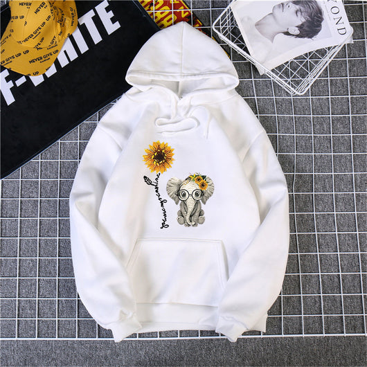 Sudadera Estampada con Capucha y Manga Larga para Mujer - Image 23