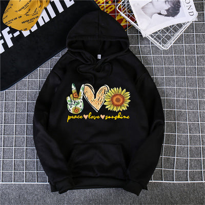 Sudadera Estampada con Capucha y Manga Larga para Mujer - Image 30
