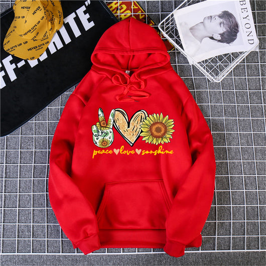 Sudadera Estampada con Capucha y Manga Larga para Mujer - Image 31
