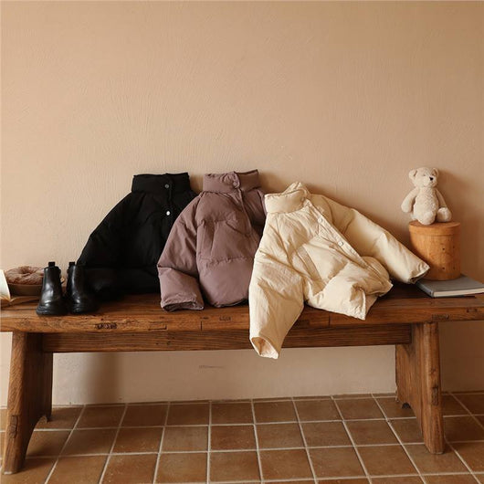 Abrigo Acolchado Corto para Niños - Invierno Cálido y Resistente - Image 11