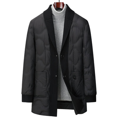 Chaqueta de Plumas de Lujo para Hombre - Corte Medio Invernal - Image 10