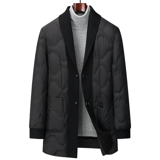 Chaqueta de Plumas de Lujo para Hombre - Corte Medio Invernal - Image 10