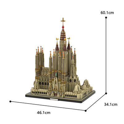 Set de Bloques Constructivos Sagrada Familia Barcelona - Modelo Arquitectónico Detallado - Image 6