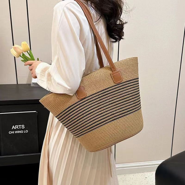 Bolsa Tejida Estilo Mori a Juego - Diseño Boho Minimalista