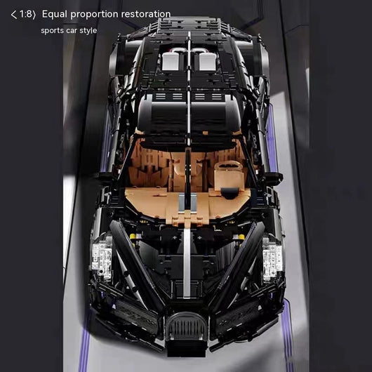 Modelo de Auto Voz de la Noche 13163 - Puzzle de Alta Dificultad Compatible con Bloques de Construcción - Image 14