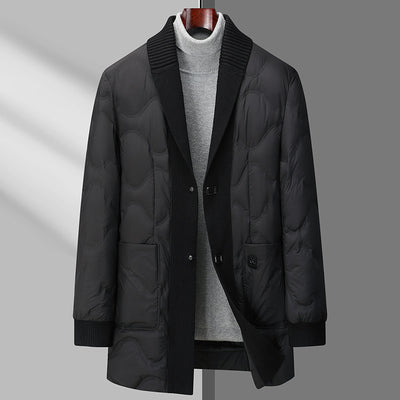 Chaqueta de Plumas de Lujo para Hombre - Corte Medio Invernal - Image 13