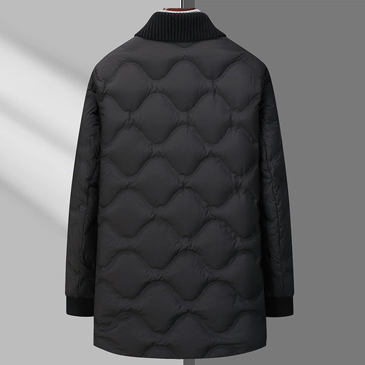 Chaqueta de Plumas de Lujo para Hombre - Corte Medio Invernal - Image 15