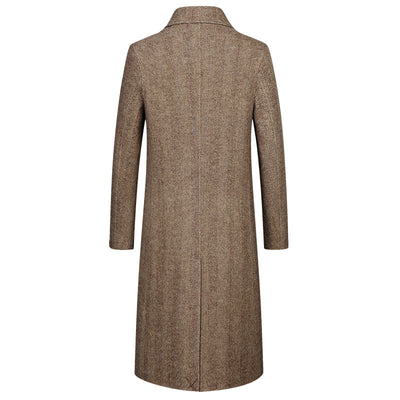 Abrigo de Cachemira Reversible para Hombre - Lana Doble Faz - Image 2