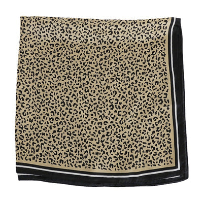 Pañuelo de Seda Artificial Estampado Leopardo - Image 11