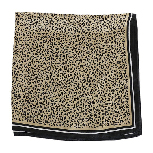 Pañuelo de Seda Artificial Estampado Leopardo - Image 16