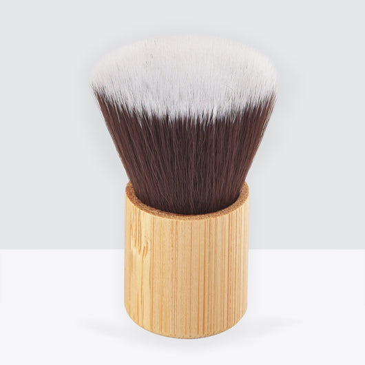 Brocha de Maquillaje Plana con Mango de Bambú - Image 11