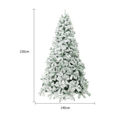 Árbol de Navidad con Efecto Nieve Simulada - Decoración de Vidriera PVC - Image 20