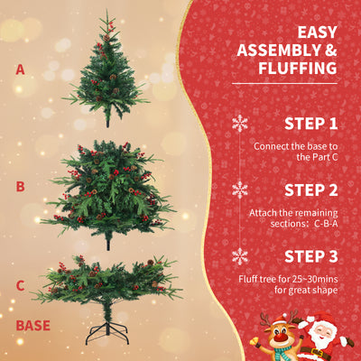 Árbol de Navidad con Efecto Nieve Simulada - Decoración de Vidriera PVC - Image 23