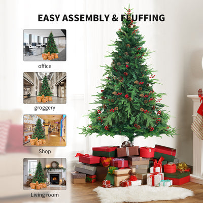 Árbol de Navidad con Efecto Nieve Simulada - Decoración de Vidriera PVC - Image 25