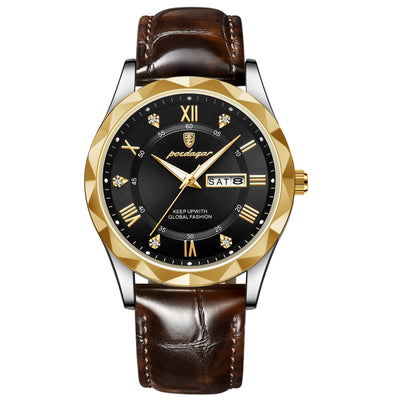 Reloj de Pulsera de Cuarzo Luxury para Hombre con Correa de Cuero - Image 65