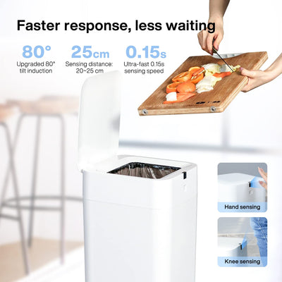 Basurero Inteligente Automático con Sellado Inductivo para Cocina y Oficina - Image 19