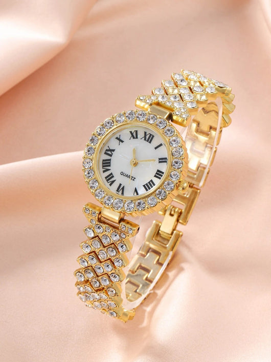 Reloj de Moda para Mujer con Diamantes Completos - Cuarzo de Alta Gama Versátil - Image 19