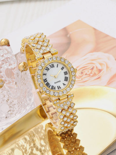 Reloj de Moda para Mujer con Diamantes Completos - Cuarzo de Alta Gama Versátil - Image 20