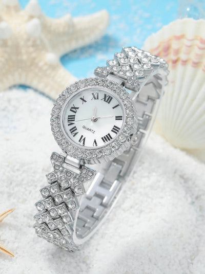 Reloj de Moda para Mujer con Diamantes Completos - Cuarzo de Alta Gama Versátil - Image 25