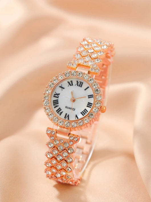Reloj de Moda para Mujer con Diamantes Completos - Cuarzo de Alta Gama Versátil - Image 27
