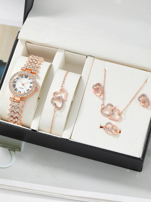 Reloj de Moda para Mujer con Diamantes Completos - Cuarzo de Alta Gama Versátil - Image 29
