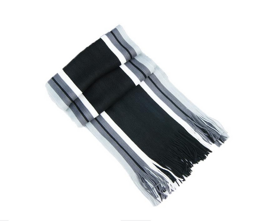 Bufanda de Punto Rayada para Hombre - Calidez y Estilo Combinado - Image 13
