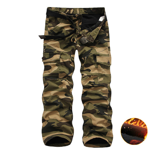 Pantalones de Cachemira y Algodón Premium para Hombre - Diseño Camuflaje Invierno - Image 4