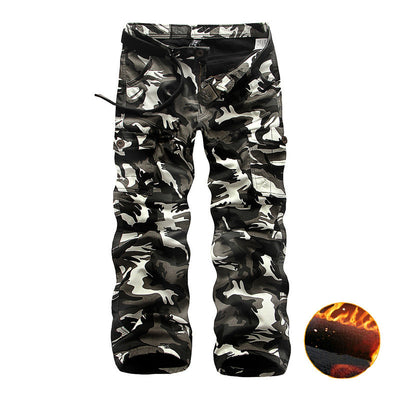 Pantalones de Cachemira y Algodón Premium para Hombre - Diseño Camuflaje Invierno - Image 5
